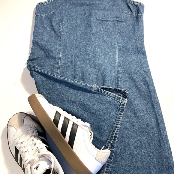 Stressed out sundress Jean material small - Picture 5 of 11